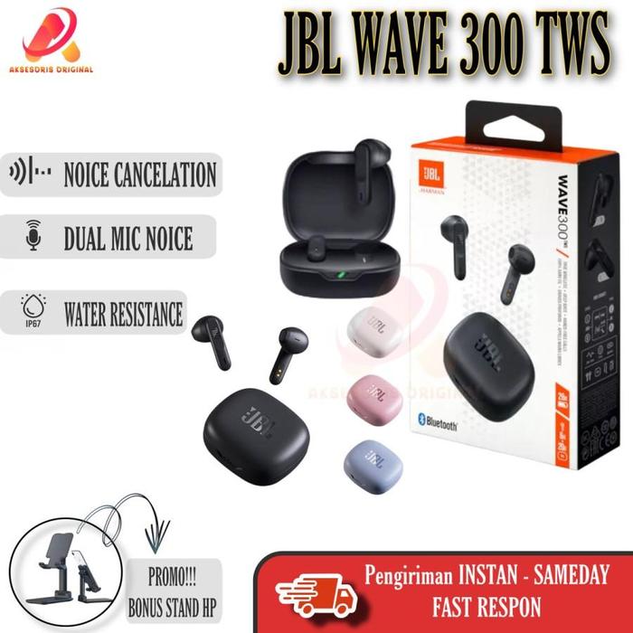 Jual Headset Bluetooth JBL Wave 300 TWS Earphone Nirkabel