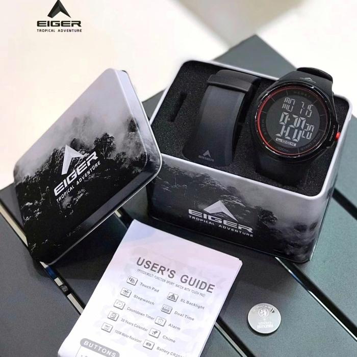 Gambar Eiger Touch Digi TYP11528-01 Jam Tangan Touchscreen Original - Hitam dari Portalbagsid undefined Tokopedia