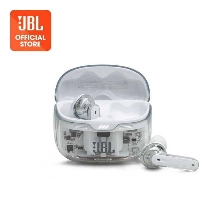 Gambar JBL Tune Beam Ghost Edition True Wireless Earbuds - White dari Aurora BlissT undefined Tokopedia