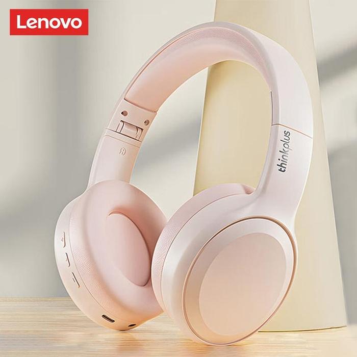 Gambar Lenovo Thinkplus TH30/TH10/TH20 True Wireless Bluetooth Headphone V5.1 3D Stereo Noise Cancellation Headset with Mic Low Latency for Android IOS - TH30-merah muda dari CV RIZKYTECHN undefined Tokopedia