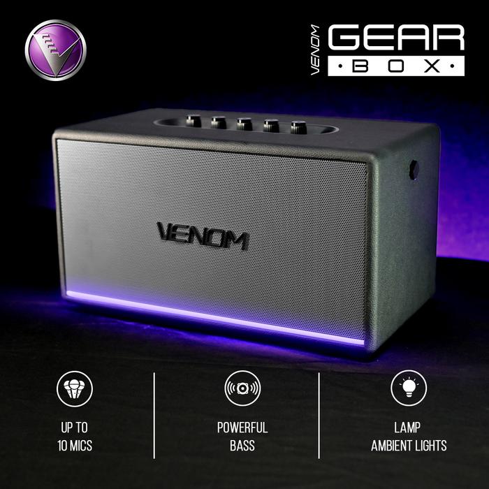 Gambar Venom Gear Box VGB Speaker Bluetooth Portable Super Bass Karaoke - VGB dari Venom Audio undefined Tokopedia