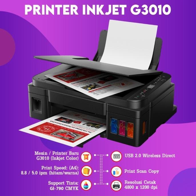 Inkjet Canon G3010 Direct Print Canon G3010 Direct Print Canon
