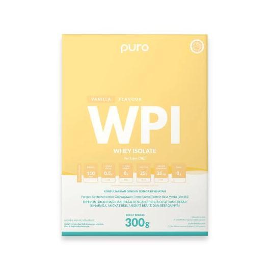 Gambar Promo / Terlaris Puro WPI 90 Whey Protein Isolate 300gr IsoPro Free Lactose Terbaik - Vanila dari Aqua Glow 1 undefined 4 Tokopedia