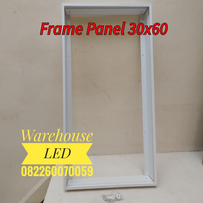 Gambar Lampu Panel Led 30x60 36w Downlight Panel 30 x 60 cm 36watt 36 watt - FRAME 30X60 dari Warehouse LED undefined Tokopedia