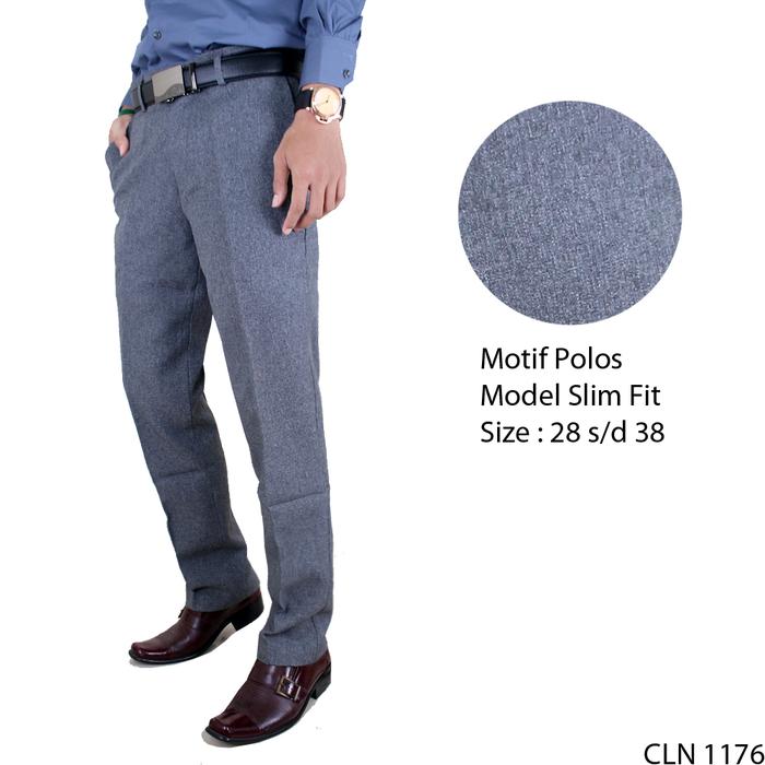 Gambar Celana Formal Slim Fit Pria Terbaru CLN 1174 - CLN 1176, 38 dari Gudang Fashion Id undefined Tokopedia