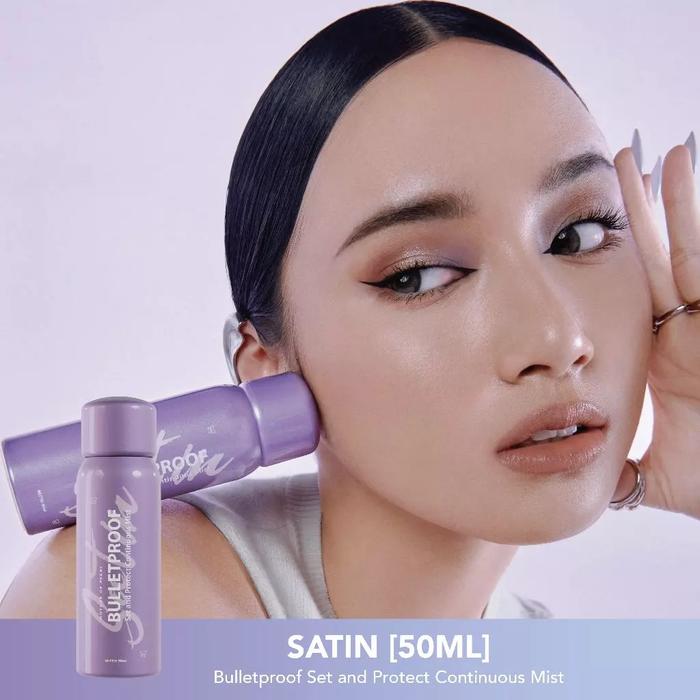 Gambar MOP Bulletproof Set and Protect Continuous Mist Tasya Farasya Setting Spray MOP Mop - SATIN 50ML  dari Girly Cheap Stuff undefined Tokopedia
