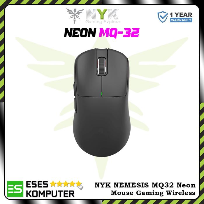 Gambar Mouse NYK Nemesis MQ32 MQ-32 Wireless Tri-Mode Connection Gaming - Hitam dari ESES Komputer Tasikmalaya undefined Tokopedia