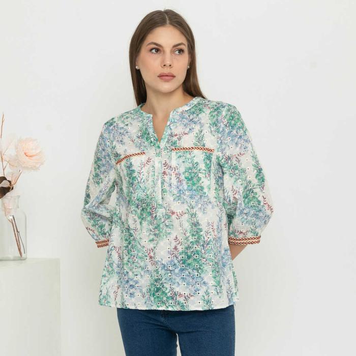 Gambar *Ready Stok* SISTER'S - Atasan Katun S7506 (JS) - Hijau, M dari Sisters Fashion Group undefined Tokopedia