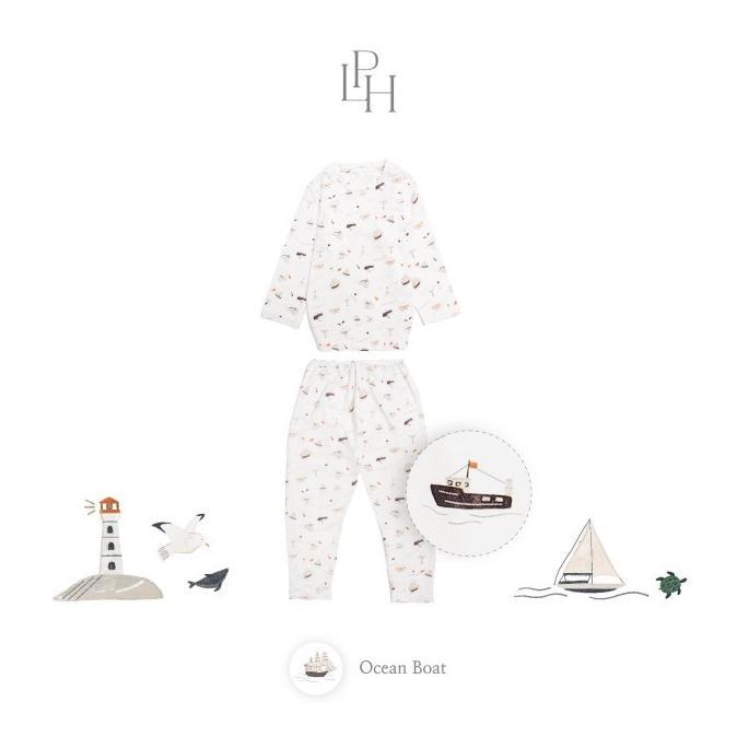 Gambar Little Palmerhaus Tencel Kids Pajamas | Piyama Anak Tencel | Baju Tidur Anak | Piyama HarlowKids - Ocean Boat, 1-2 tahun dari Alat Bunda undefined Tokopedia