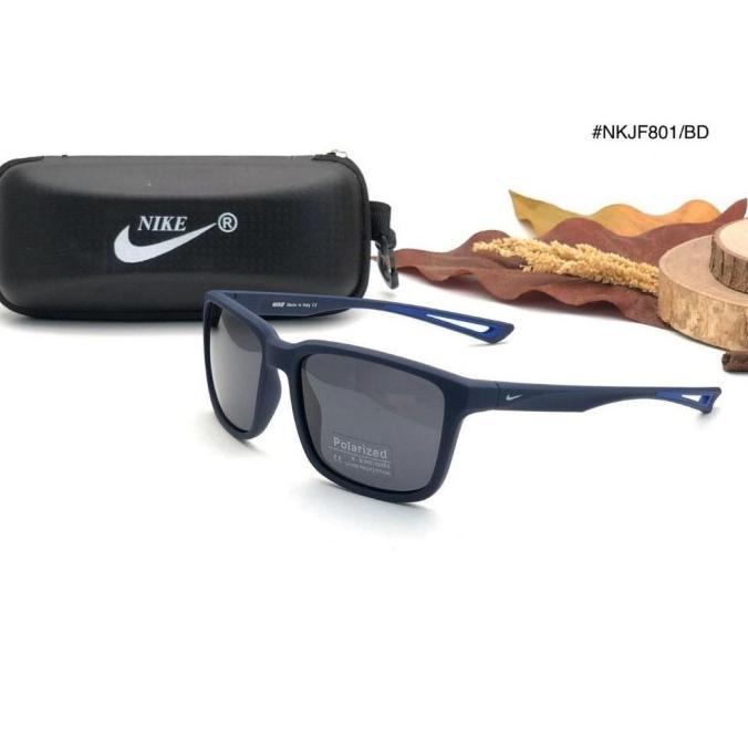 Gambar Kacamata Frame Sunglasses Nike 801Af Sport Gaya Motor Polarized / Polaroid Jf801 - Navy Hitam dari KHOERULSHOPP undefined Tokopedia