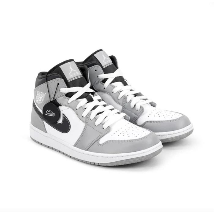 Jual BNIB Air Jordan Mid Light Smoke Grey Anthracite size 44 100