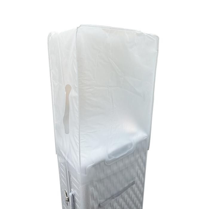 Gambar Koper Transparan PVC Tahan Air Sea Choice Penutup Bagasi Travel Tas - Putih, 24 inci dari Sea-Choice undefined Tokopedia