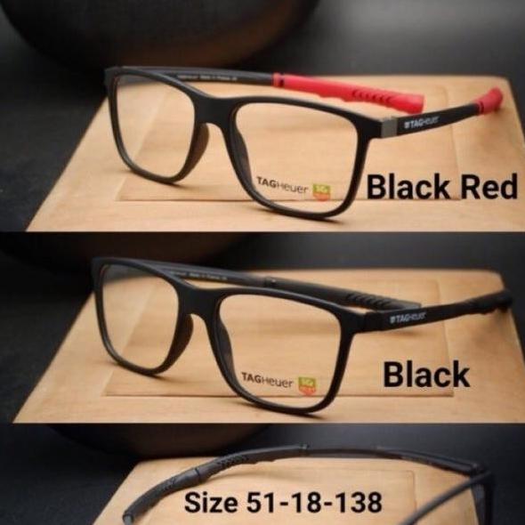 Jual Kacamata Frame Tag Heuer Premium Sporty Pria Kaca Mata Wanita
