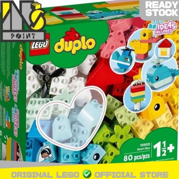 Gambar LEGO 10909 Duplo Heart Box Mainan Blok & Puzzle dari penngofas undefined Tokopedia