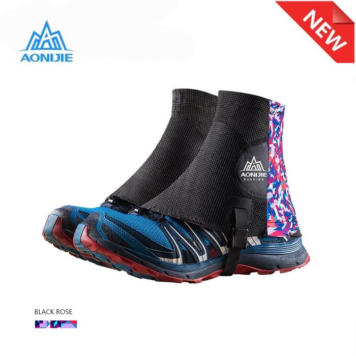 Gambar Aonijie Gaiters E941 Pelindung Kaki Sepatu Lari Trail Running Hiking Original - Purple dari Peebee Store undefined Tokopedia