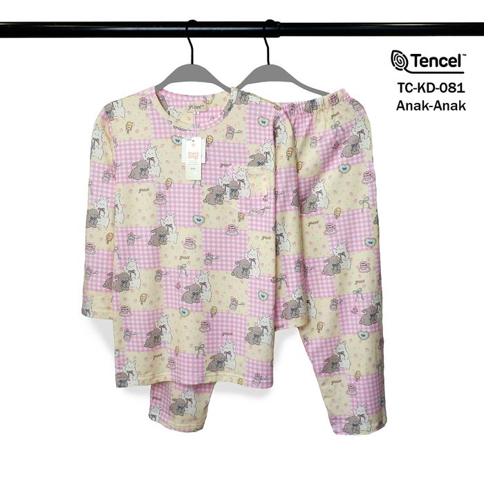 Gambar GREET NIGHT WEAR - PIYAMA PANJANG PANJANG TENCEL ANAK MIX TC-KD PTP 04 - TC-KD-081, SIZE 4 dari greetnightwear undefined Tokopedia