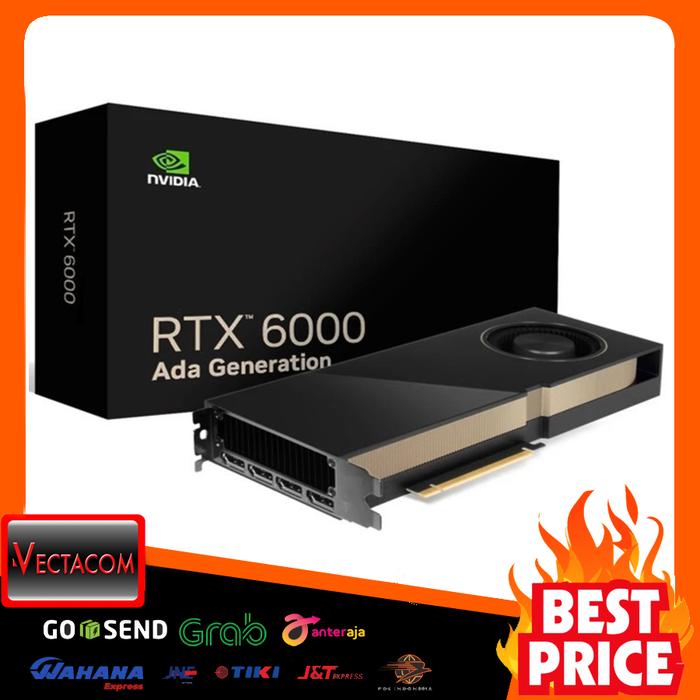 Leadtek NVidia QUADRO RTX 6000 ADA Generation 48GB GDDR6 Pelunasan di  Vectacom Tokopedia