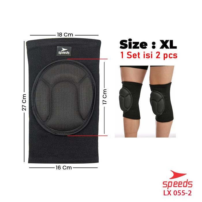 Gambar SPEEDS Pelindung Lutut fitness Knee Protector Kesehatan Lutut 055-11 - 055-2 XL dari Speedshome undefined Tokopedia