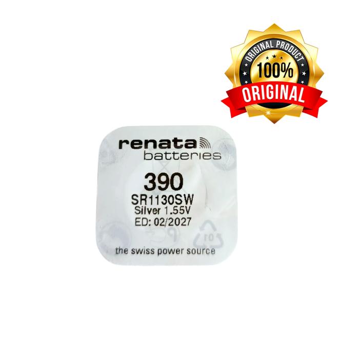 Jual Baterai ORIGINAL 390 Renata LR1130 Battery Jam Tangan