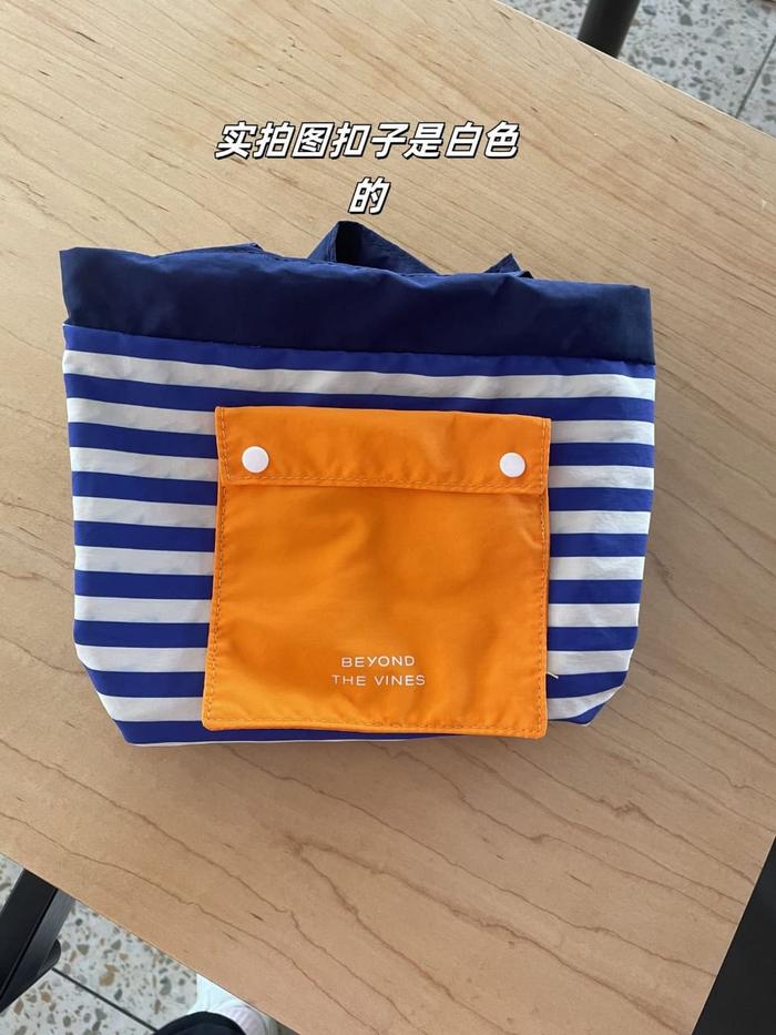 Gambar Tas Fashion Kain BTV Totebag Foldable - Navy dari Boeiboechoices undefined Tokopedia