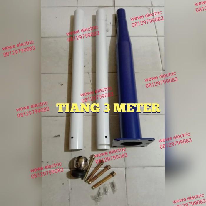 Gambar tiang pole ornament lurus lampu jalan pju street light 6 meter 6meter - TIANG 3 METER dari Deltaled undefined Tokopedia