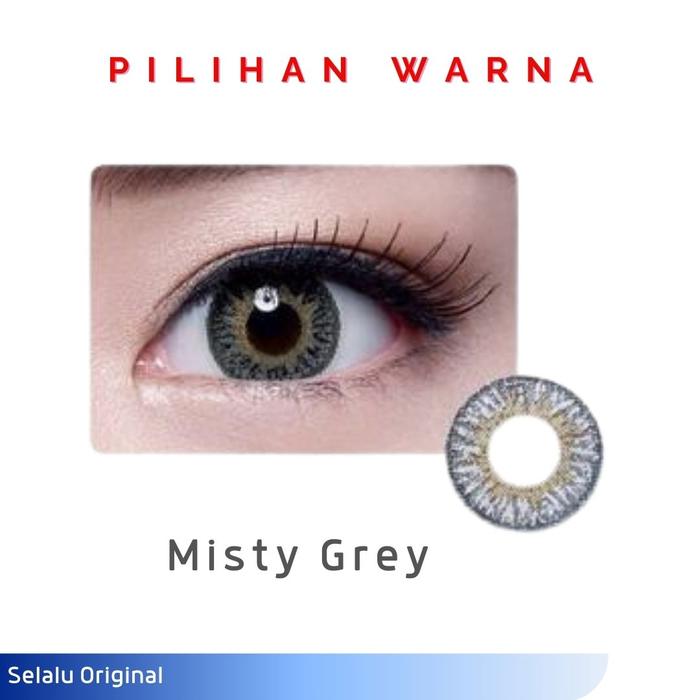 Gambar SOFTLENS FRESHKON WARNA BULANAN COLOR FUSION - Misty Grey, NORMAL dari 1softlens undefined Tokopedia