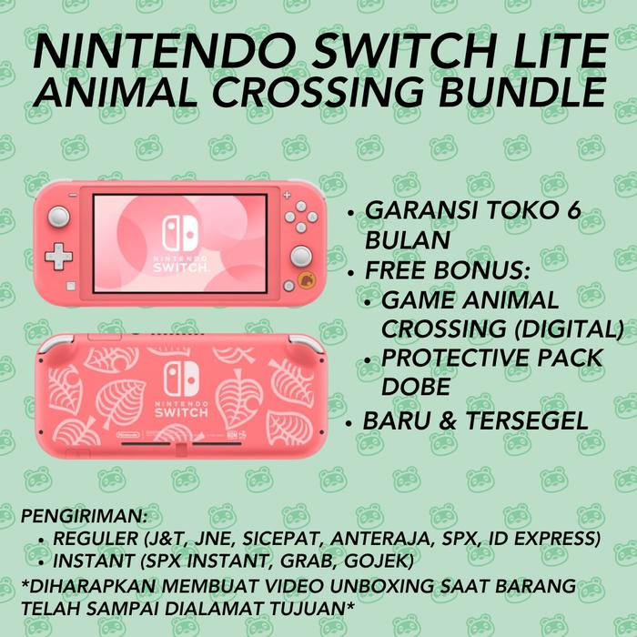 Switch Lite Animal Crossing Version Jual Nintendo Switch Lite
