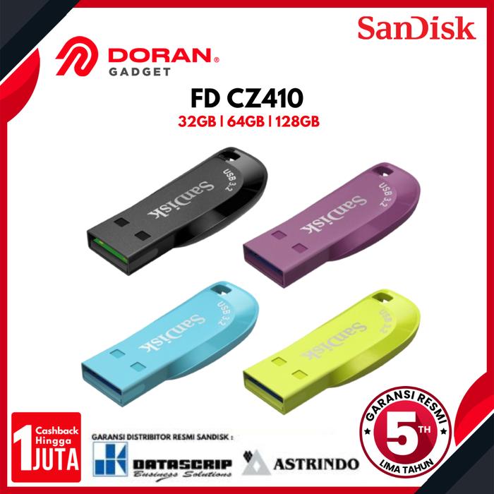 Gambar Flashdisk 32 GB Sandisk Ultra USB 3.0 | Flash Drive CZ410 Green - Original dari Doran Gadget Official undefined Tokopedia
