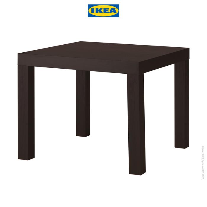 Gambar IKEA LACK Meja Kecil Samping Sofa Hitam-Cokelat Minimalis 55x55 cm - Hitam-Cokelat dari IKEA Indonesia Kota Administrasi Jakarta Timur Tokopedia