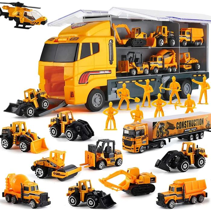 Jual WP004 10 In Construction Toys Truck Storage Die-cast