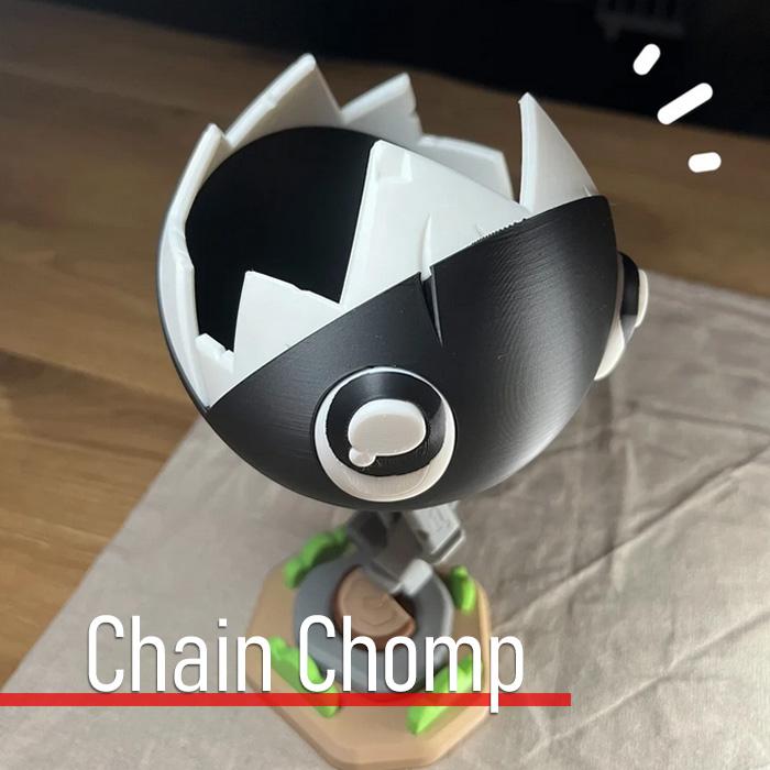 Gambar Universal Controller Stand PS5 XBOX Video Game Theme DESKTOP Stick Joystick Bracket Mount Holder Dudukan Sony PS4 Switch Series S/X S X One Dualsense - Chain Chomp dari 3Dprintshop-id undefined Tokopedia