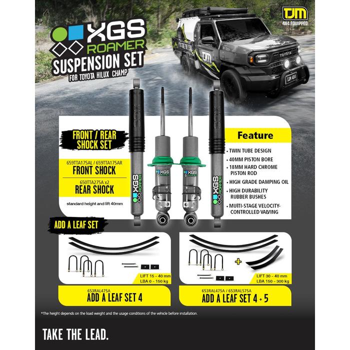 Gambar TJM Suspension XGS ROMER Series for Toyota Rangga - 15-40mm 0-150kg dari BantengMas_NEW undefined Tokopedia