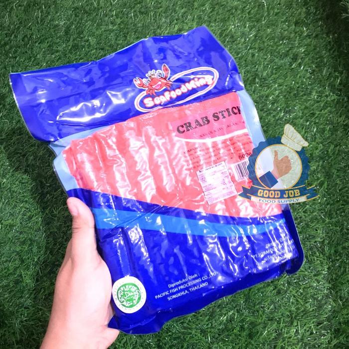 Gambar SEAFOODKING Crabstick Kani 500 g Halal │ Crab Stick for Kani Salad Ramen Shabu-shabu--- - Crab-500g dari Toko Bahan Sushi Good Job undefined 2 Tokopedia