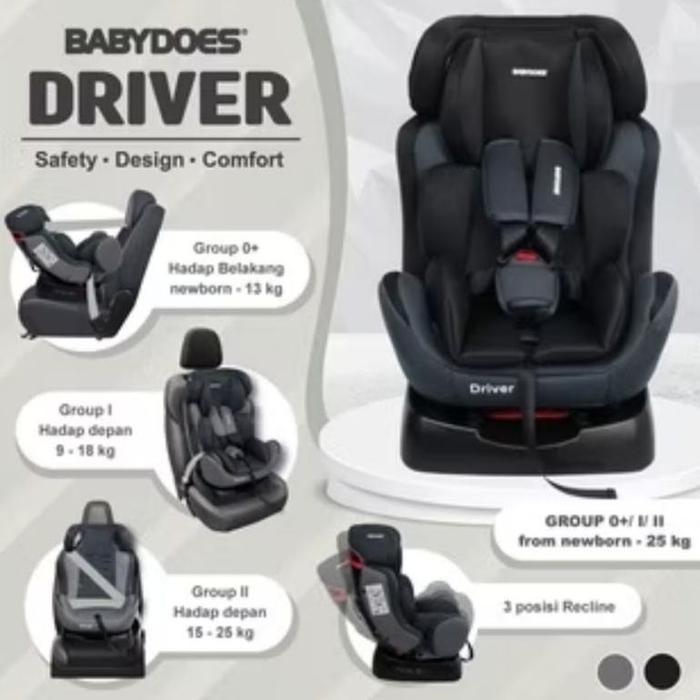 Gambar Car Seat Baby Does Driver Tempat Duduk Bayi di Mobil - Black dari andikapratamastore_NEW undefined Tokopedia