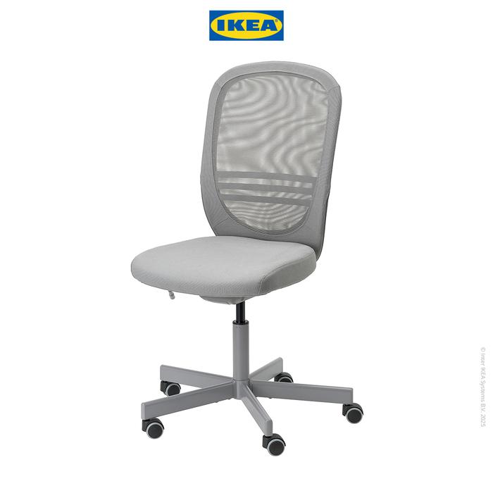 Gambar IKEA FLINTAN Kursi Kerja Kantor MInimalis Abu-Abu - Tidak Dirakit dari IKEA Indonesia undefined Tokopedia