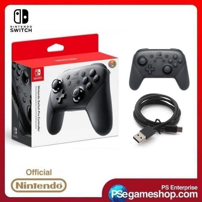 Jual SALE NINTENDO SWITCH PRO CONTROLLER PROCON BLACK Jakarta