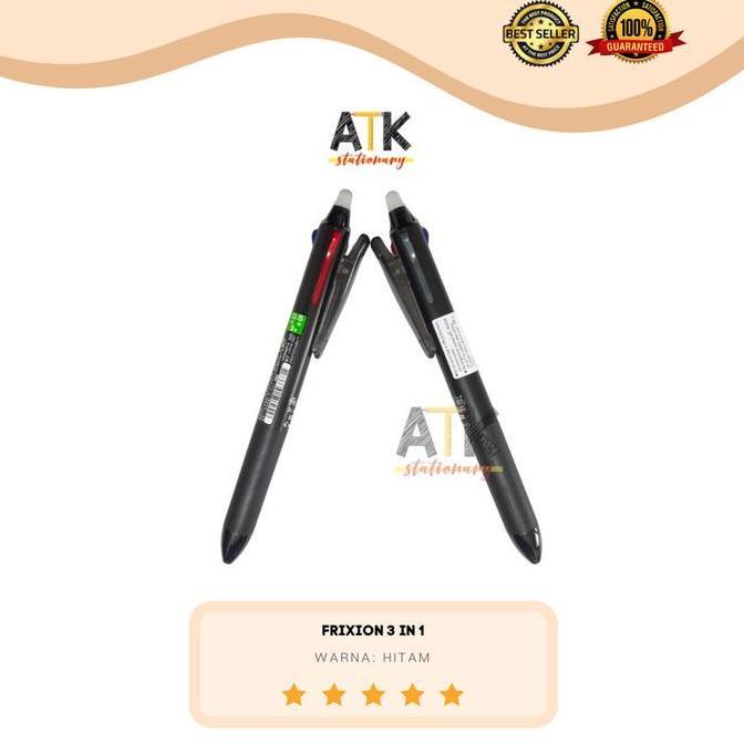 Gambar Pulpen Pilot Frixion 3 in 1 Clicker ( Pulpen 3 Warna) atk - Hitam dari Pusat Pilihan Terpercaya1 undefined Tokopedia
