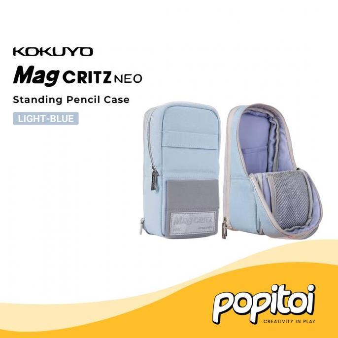 Gambar Kokuyo Mag Critz Neo Large Standing Pencil Case Kotak Pensil - LIGHT-BLUE dari Pusat Pilihan Terpercaya1 undefined Tokopedia