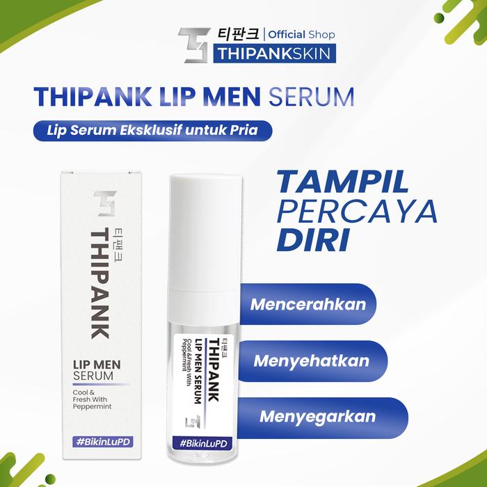 Gambar Thipank Lip Men Serum With Papermint Extract Serum Pencerah & Pelembab Bibir - LMS 1 dari thipankskinofficial undefined Tokopedia