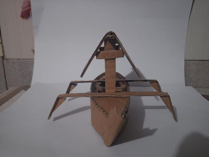 Gambar PRAKARYA DARI KARDUS / KERAJINAN TANGAN DARI KARDUS / KERAJINAN TANGAN DARI BARANG BEKAS KARDUS / - VERSI PERAUH NELAYAN - 1 dari Samxstore undefined Tokopedia