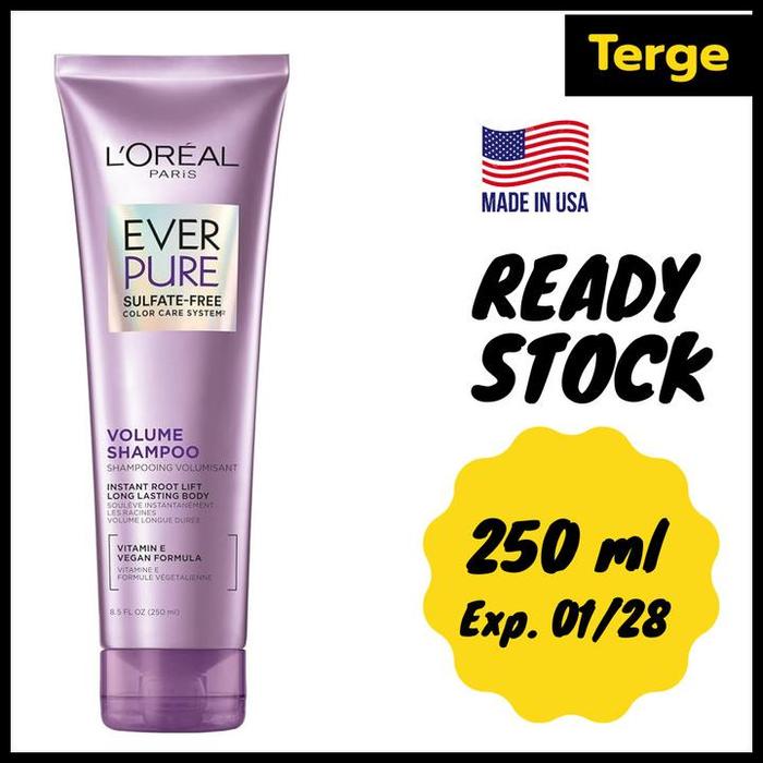 Gambar Ori Usa Loreal Ever Pure Strong Sulfate Free Shampoo & Conditioner Original Best Quality - Volume Shampoo dari Beauty Womenss undefined Tokopedia