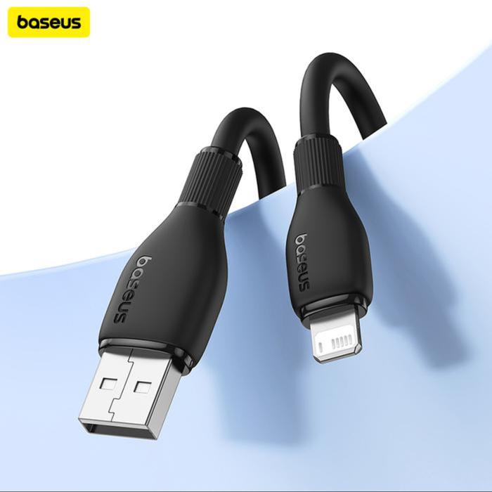 BASEUS ULTRA FAST CHARGING CABLE USB TO IPHONE 1M Putih