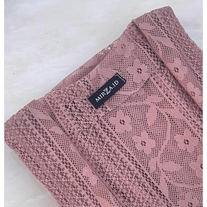 Gambar Outer Brokat Kondangan Tanpa Lengan Premium - Rosybrown dari MirzaZia undefined Tokopedia