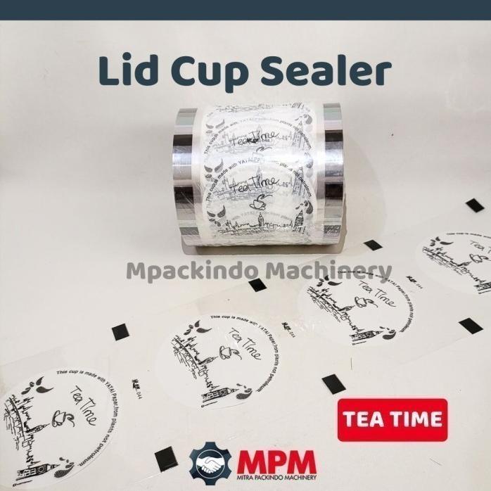 Gambar Plastik Lid Cup Sealer Printing Block Putih / Termurah - Tea Time dari micron tikshop undefined Tokopedia