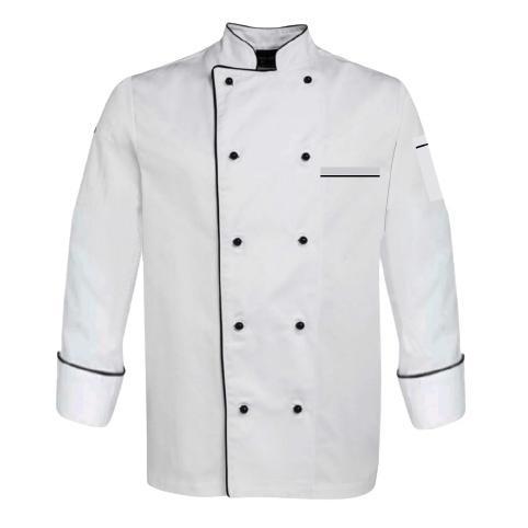 Gambar Chef Jacket Baju Koki Lengan Panjang - Hitam, L dari Toko Karya Mandiri. undefined 5 Tokopedia