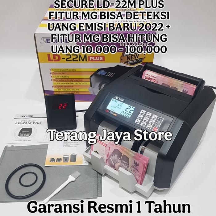 Gambar Mesin Penghitung Uang Promaxi LD-22VM Mesin Hitung Uang PROMAXI LD22VM - Secure LD-22M+ dari Terang Jaya Store TRS undefined Tokopedia