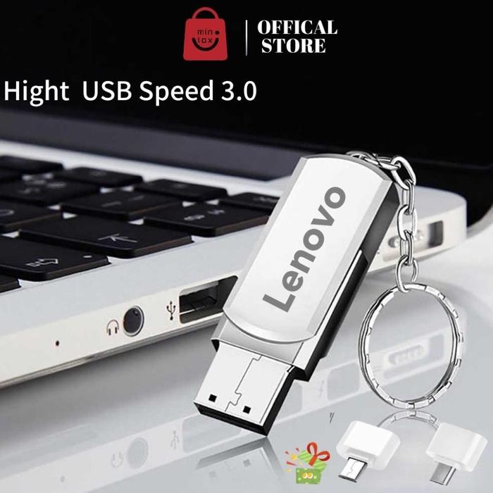 Jual Flashdisk Lenovo Metal 512GB /1TB/2TB/Flash Disk Lenovo /USB