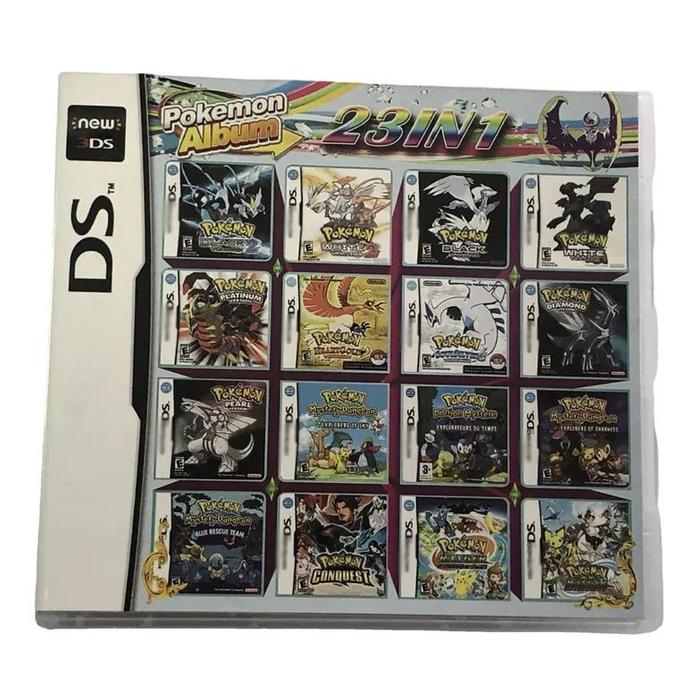 Jual Ch007 Pokemon Album 23 In Video Game Cartridge Card for DS