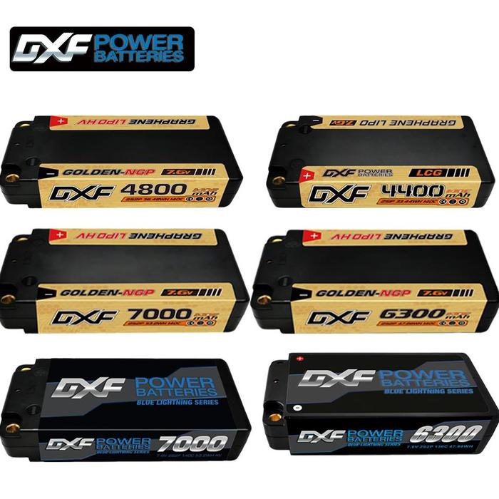 DXF Li-HV7.6V140C4400mAhバッテリー 4個セット DXF Li-HV7.6V140C4400mAhバッテリー 4個セット DXF Li-HV7