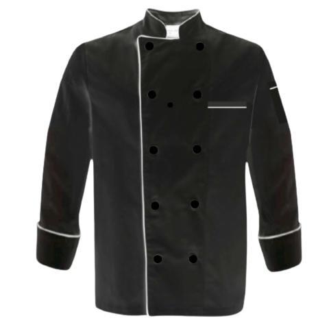 Gambar Chef Jacket Baju Koki Lengan Panjang - Hitam, L dari Toko Karya Mandiri. undefined Tokopedia